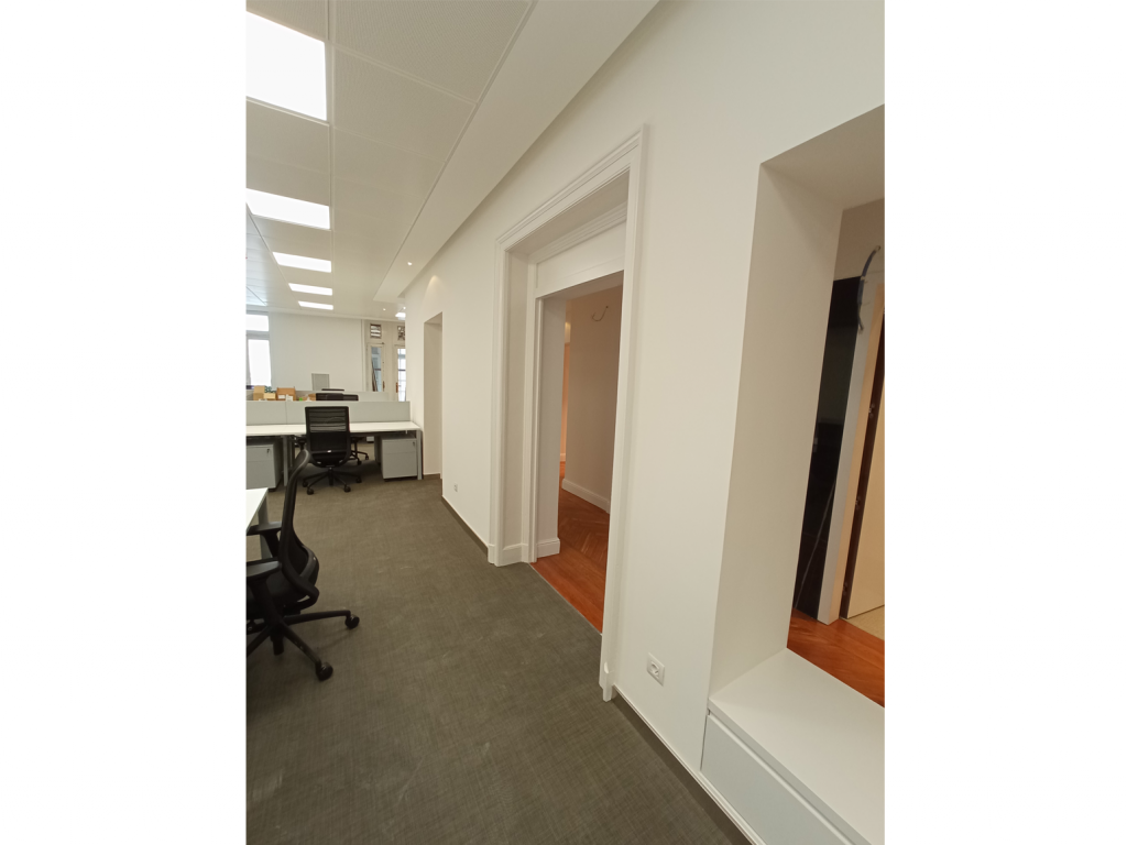 Restauración oficina de Banca privada en El Cantón - A Coruña - Dicsa Construcción