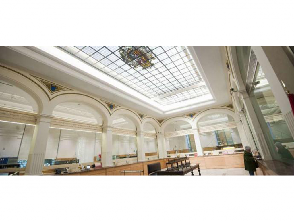 mantenimiento y remodelación de la oficina del Banco de España de A Coruña - Dicsa Construcción