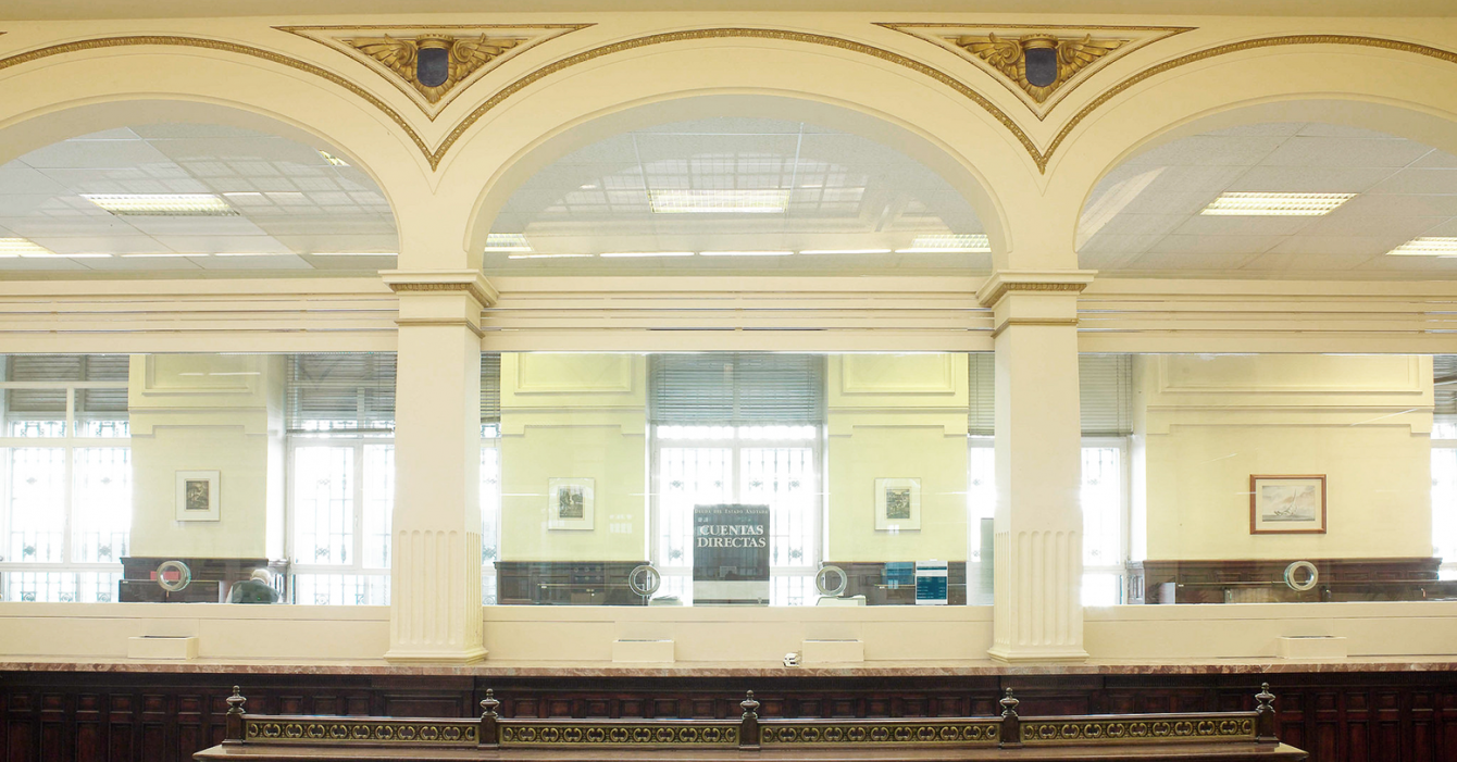 mantenimiento y remodelación de la oficina del Banco de España de A Coruña - Dicsa Construcción